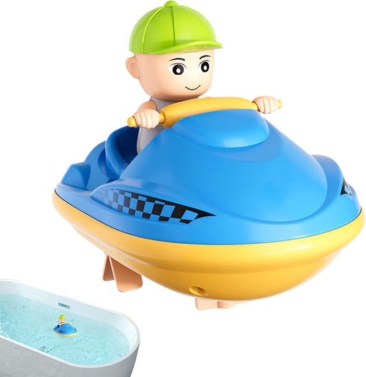Wind Up Bath Toys, Swimming Bathtub Toys 4.3inches, Educational Floating Water Plaything for Kids Baby Shower Pool Time Fun, Blue, Yellow, Versatile Play Options