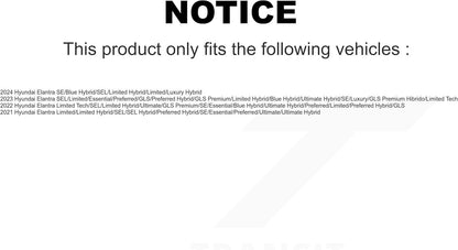 Front Semi-Metallic Disc Brake Pads SIM-2400 Replacement For Hyundai Elantra