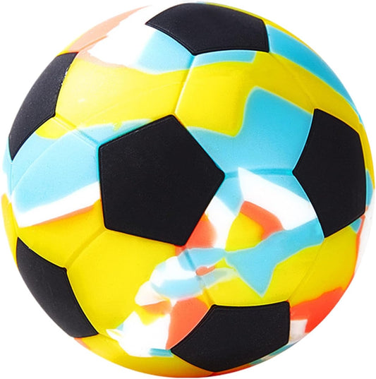 Pallina Massaggi Muscolari | Pallone da Calcio Massaggiante per Muscoli | Attrezzo Sportivo in Silicone, Elastici per Yoga, Palestra e Spostamenti, Adatta per Mani, Piedi e Schiena