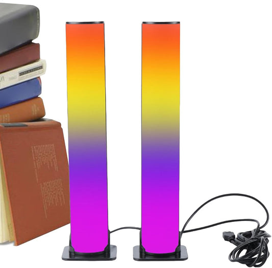 RGB Light Bar, Desk Ambient Lighting, Decorative Color Changing Lamp, Remote Dimmable Brightness, Smart Ambient For, Movies, Gatherings, App Control, 11.02 x 1.77 x 1.77 Inches