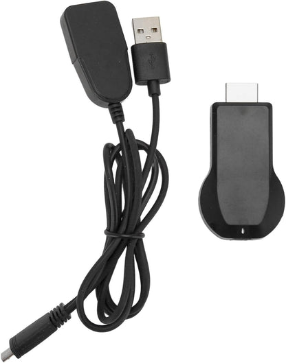 Wireless HD Multimedia Interface Display Dongle Adapter High Definition 1080p HD Output for Mobile Phone Laptop Tablet, Suitable for Online Video Streaming