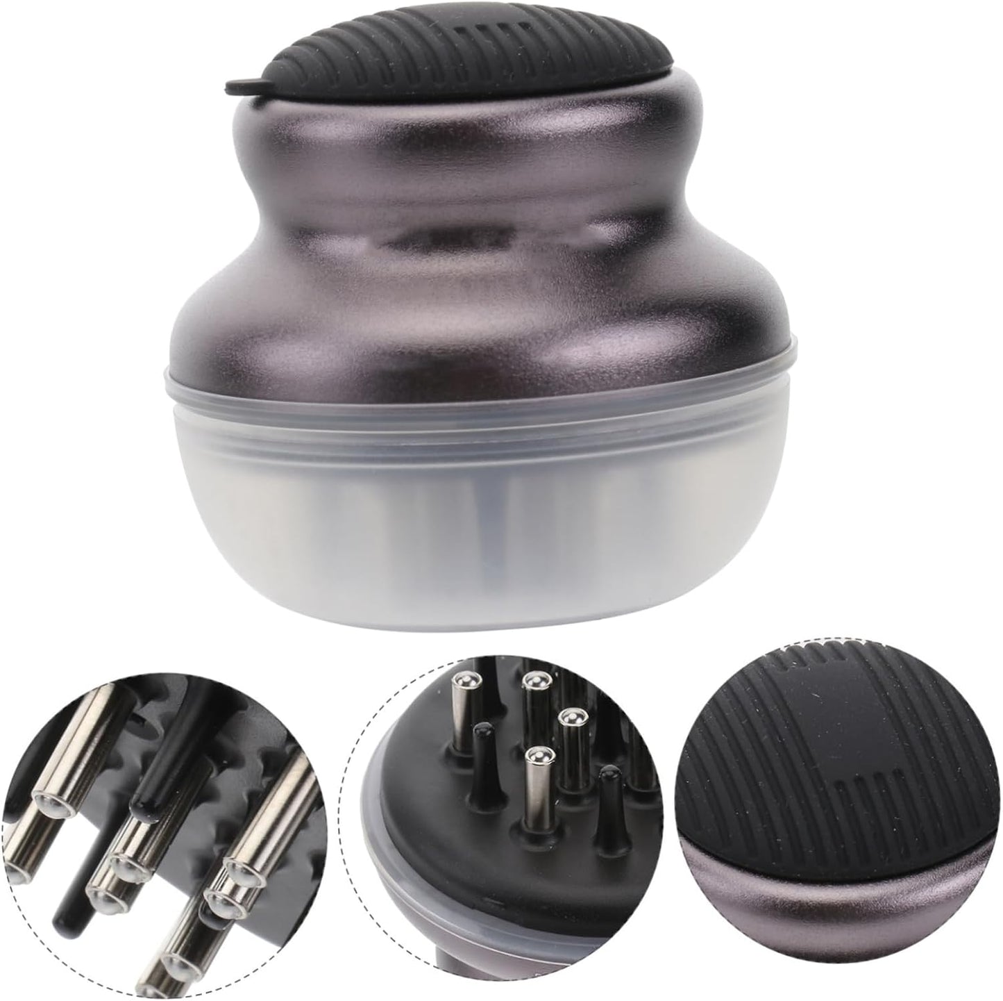 TOVINANNA Scalp Massager Hair Oiling Scalp Massage Brush Scalp Serum Roller Hair Growth Essence Applicator Scalp Care Treatment Brush