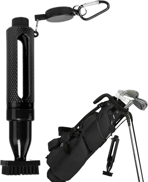Golf Club Cleaner, Portable Brush, Multifunctional Cleaning Tool, ABS Waterproof Regripping Supplies, Essential for Practice Range and on-The-Go Maintenance, 20 x 4 cm