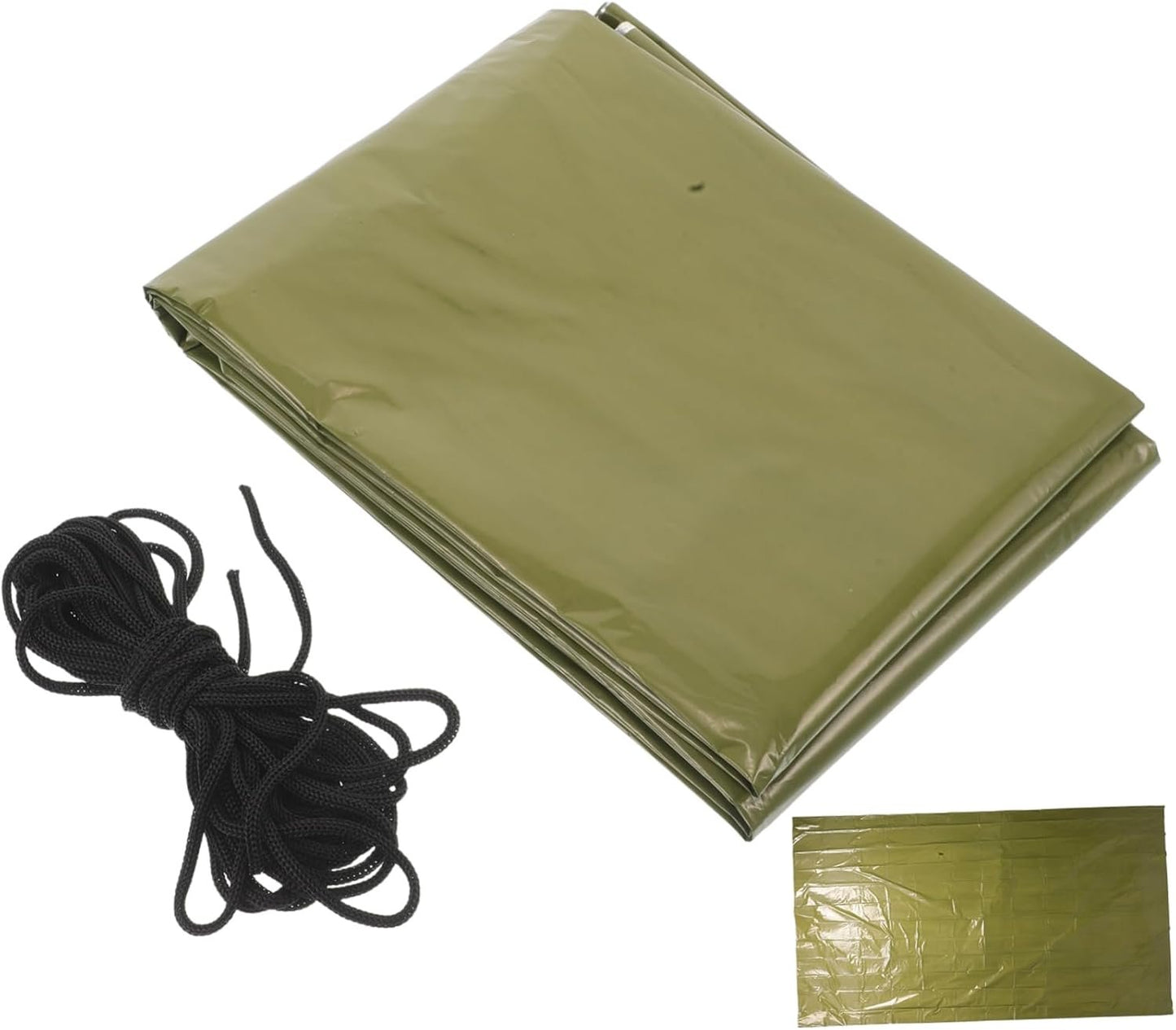 YARNOW 3pcs Survival Tent Insulation Emergency Blanket Windproof Sleeping Bag Essential Outdoor Accessory for Camping Rescue
