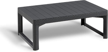 Keter Lyon Adjustable Table, 116 cm x 71.5 cm x 66 cm Size, Graphite