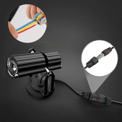 Landscape Wire Connector, Outdoor Waterproof Junction Box, Heavy Duty Underground Wire Connectors for Street, Garden, Pathway, and Landscape Lighting Installation