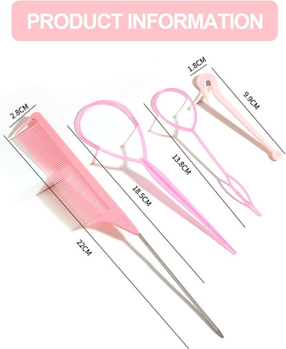 XPEX Set of 6 Women Hair Accessories Styling Tools Accessories DIY Hair Bands
