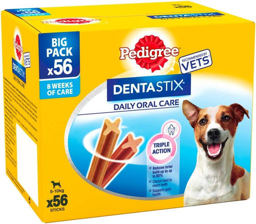 Pedigree Dentastix Daily Oral Care Small Dog 5 to 10 k g 56 Sticks Pack of 1