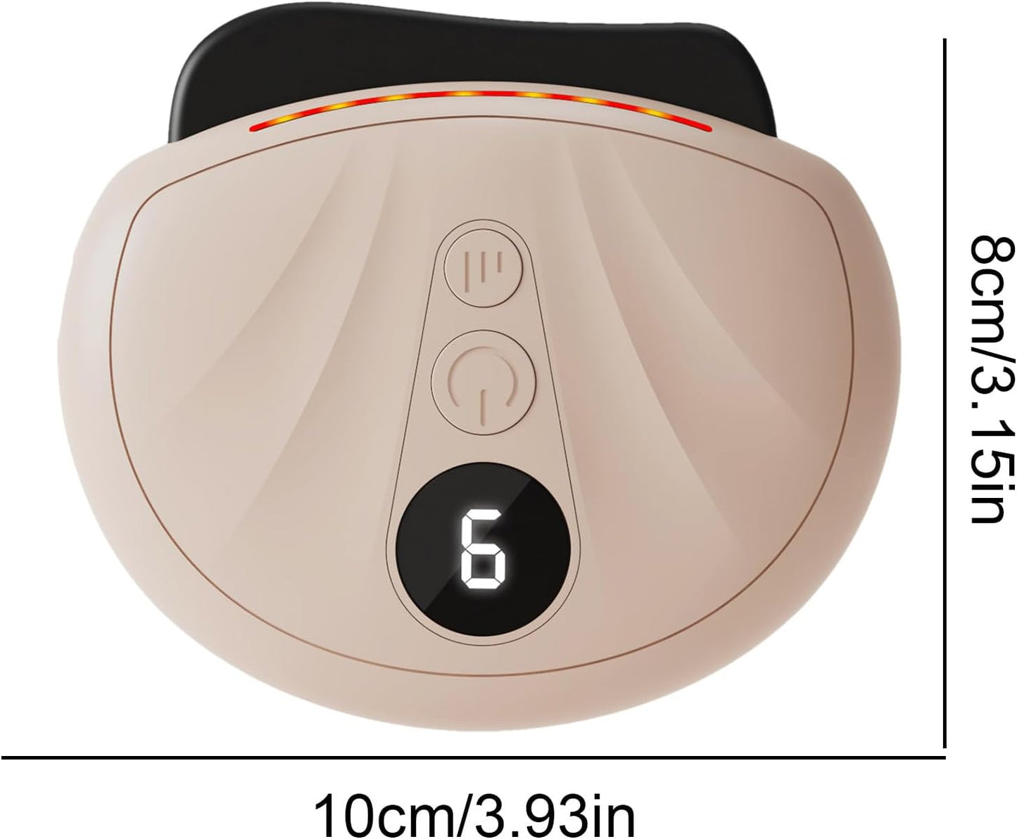 GkgWuxf Face Scraper Tool,Thermal De-Puffing Face Lifting Device Scraper | Electric Beauty Machine Scrubber For Double Chin And Skin Care