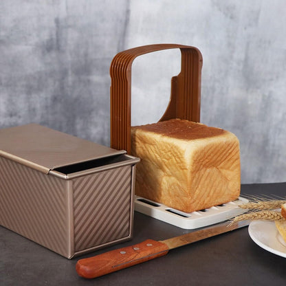 BEALIFE Utensile per affettare Il Pane Regolabile Gadget da Cucina per affettare Senza Sforzo Affettare Rapidamente Il Pane Affettatrice per Utensili da Cucina in ABS