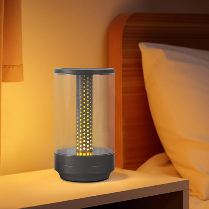 Touch Night Light, Rechargeable LED Desk Lamp, Candlelight Atmosphere, Portable Dimmable Smart Table Light, Warm Lighting for Bedroom, Nursery, Living Room, Dorm, Hospital
