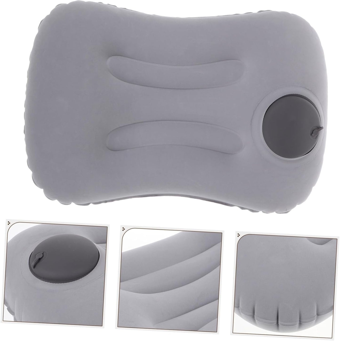 WESIEVYA Inflatable Travel Pillow for Camping Ergonomic Neck Support Cushion Easy Inflation for Portable Travel Essential