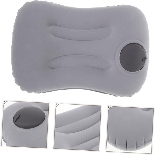 WESIEVYA Inflatable Travel Pillow for Camping Ergonomic Neck Support Cushion Easy Inflation for Portable Travel Essential
