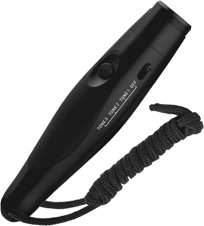 Generico Electronic Whistle, Handheld Adjustable Referee Whistle, 1.38x6.1 Inches 3 Tone Loud Sound with Volume Control, Safety Tool for Classroom Management, Hiking, Dog Training, Survival