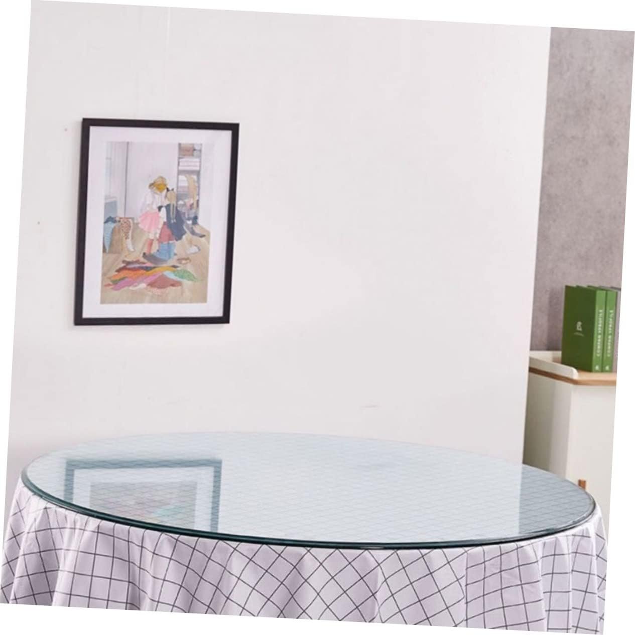 Glass Round Table Top Glass Table Top Circle Dining Table Transparent Tempered Glass Glass Tempered Glass Table Top