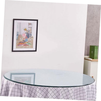 Glass Round Table Top Glass Table Top Circle Dining Table Transparent Tempered Glass Glass Tempered Glass Table Top