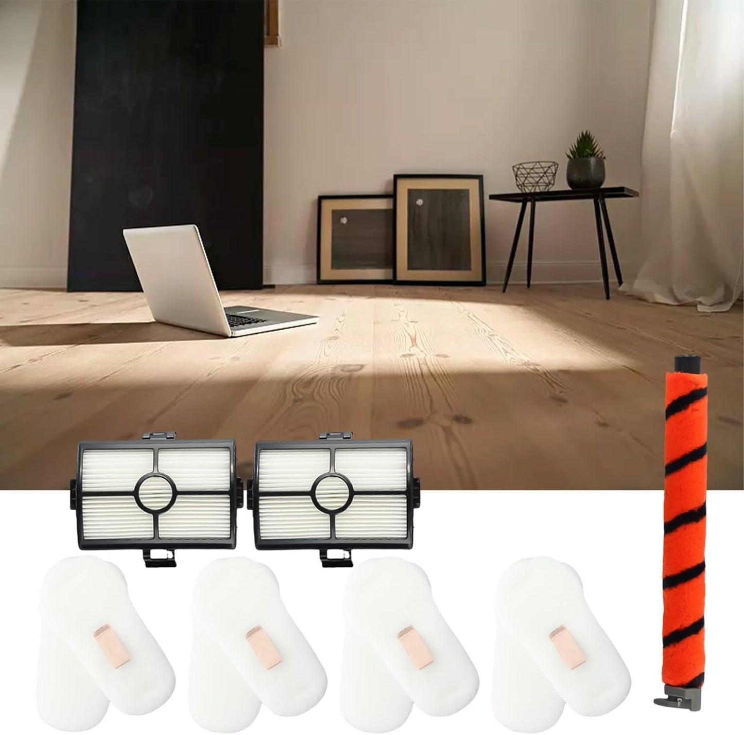 Cleaning Essentials - Set di spazzole a rullo e filtro compatibile con aspirapolvere Shark incluso il modello HZ500