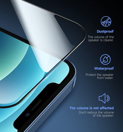 MAGIC JOHN 2 Pack for iPhone 12/iPhone 12 Pro 6.1 inch Tempered Glass Screen Protector, Auto Dust-Elimination Installation, Bubble Free, HD Clear, Easy Installation