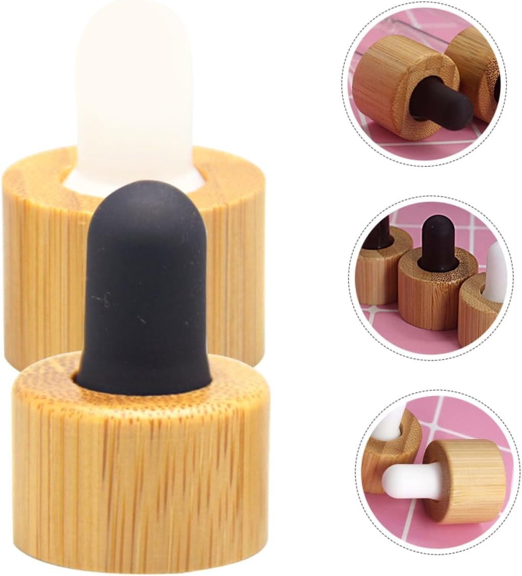 SOIMISS Replacement Bottle Lids Essential Oil Dropper Caps 6pcs Tight Seal Easy to Use for Aromatherapy DIY