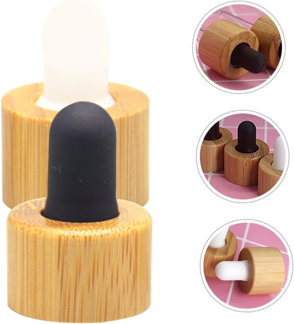 SOIMISS Replacement Bottle Lids Essential Oil Dropper Caps 6pcs Tight Seal Easy to Use for Aromatherapy DIY