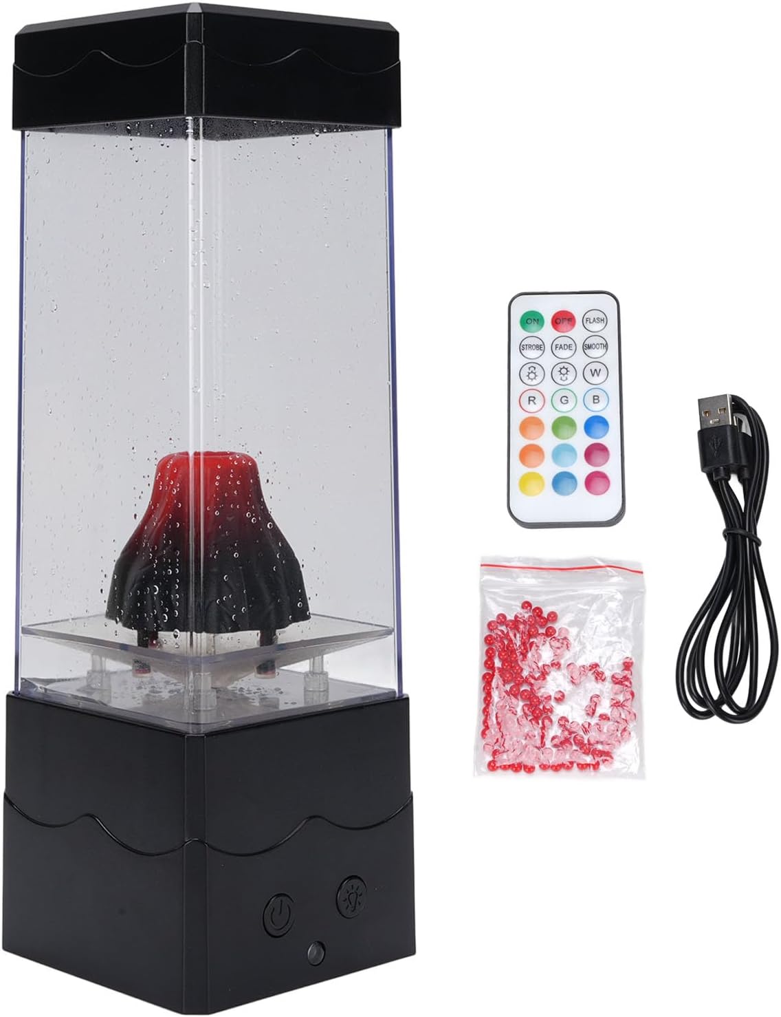 LED Volcano Night Light with Remote Control, Volcano Lamp Light, Adjustable Colors and Brightness, Dreamy and Romantic Ambience