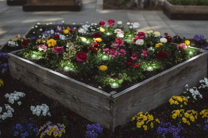 LEDVANCE Smart LED Garden Light with WiFi Technology, Basic Package with 9 LED Points for Outdoor, Changeable RGB Colors, Compatible with Google and Alexa, SMART+ WIFI GARDEN DOT 9P