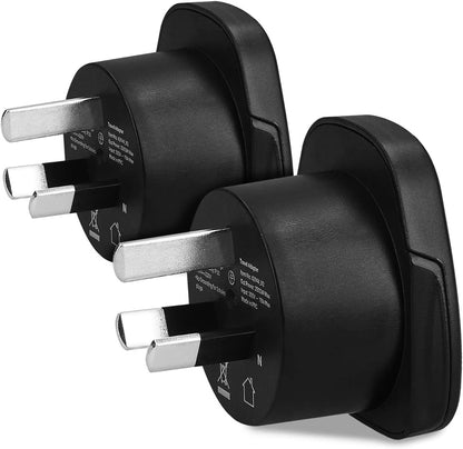 kwmobile 2 x Travel Adapter Type I - Travel Travel Travel Adapter Australia China New Zealand for Shaver Charger and More