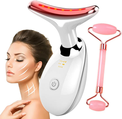 Neck Face Sculptor Beauty Device Facial Massager BeautyTools Skin Care 3 Color Led Red Therapy Lights for Face Chin Lifting Sculpting Tool at Home