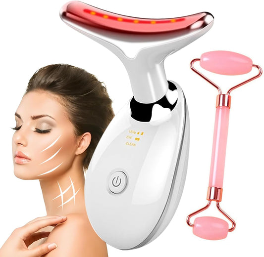 Neck Face Sculptor Beauty Device Facial Massager BeautyTools Skin Care 3 Color Led Red Therapy Lights for Face Chin Lifting Sculpting Tool at Home