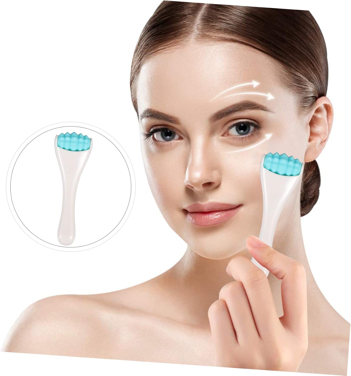 FRCOLOR 1 Pc Facial Atrezzi Facial Massager Tools Massager For Facial Skin Beauty Massage Tool Eye Cream Import Silica Gel