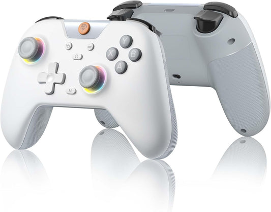 EasySMX X05 Wireless Controller for PC/Android/Steam Deck- Bluetooth Controller Gamepad with Hall Effect Joysticks and Trigger,Turbo,Rumble Vibration and RGB Lighting