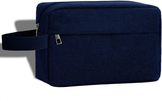 Toiletry Bag for Men, Veyarien Travel Shaving Bag Dopp Kit Water-Resistant Cosmetic Bag Travel Organizer for Toiletries Accessories (Navy Blue)