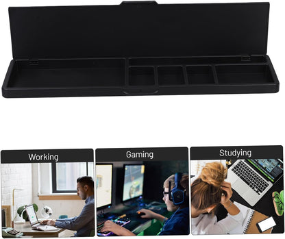 Veemoon Ergonomic Keyboard Wrist Rest with Storage Case Office Desk Accessory for Clean Workspaces Comfortable Support to Prevent