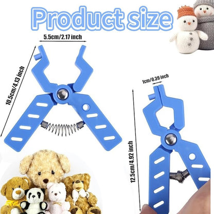 Liahelianx Professional 5-30mm Amigurumi Eye Installation Tool Kit - Ergonomic Safety Pliers for Crochet Dolls & Stuffed Animals, Secure Eye Positioning Device with Multi-Size Fastener