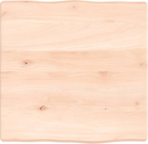 40 x 40 x 4 cm Solid Oak Tabletop - Unfinished Wood Replacement Top for Coffee Table, Kitchen Table, Dining Table, Desk, Countertop - Versatile Furniture Upgrade