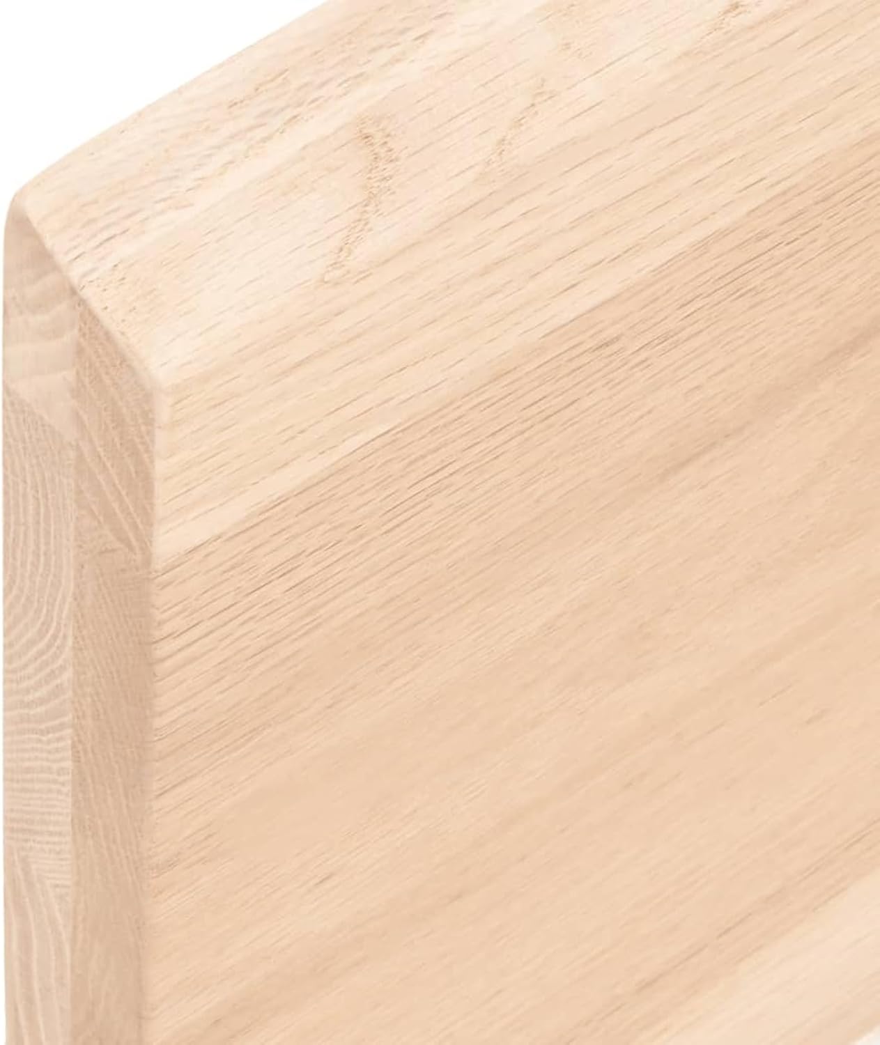 100 x 60 cm Solid Oak Tabletop, Raw Edges, Versatile Dining, Kitchen, Oro Desk Replacement Surface, Perfect for Home Decor and Furniture Upgrade