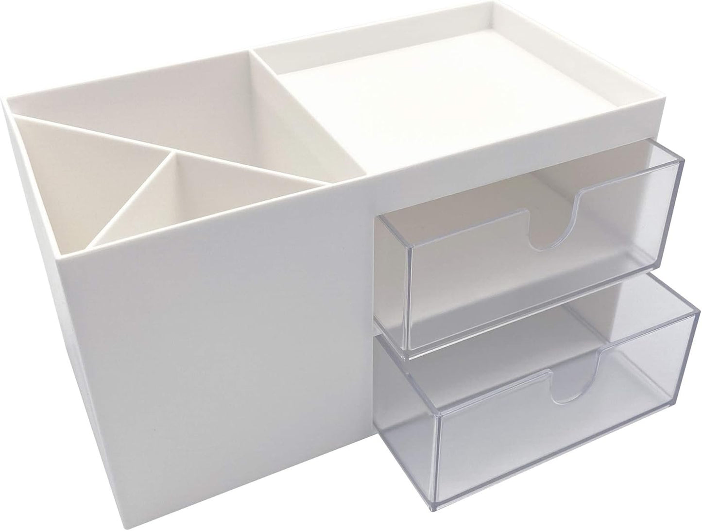 Marknor Minimalist Desk Organizer, White