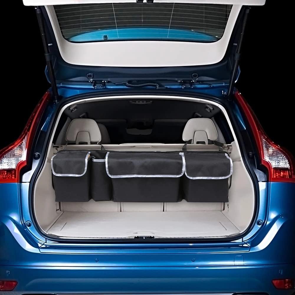Back Seat Organiser Car Hanging Pouch Bag SUV Hatchback Storage Trunk Boot Tidy