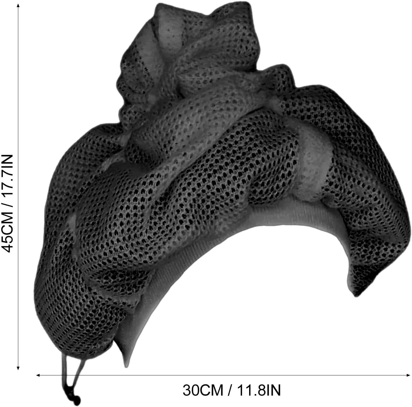 Xeihuul Net Plopping Cap For Curly Hair - Mesh Plopping Hood For Drying Curly Hair, Plopping Hair Hood With Adjustable Drawstring