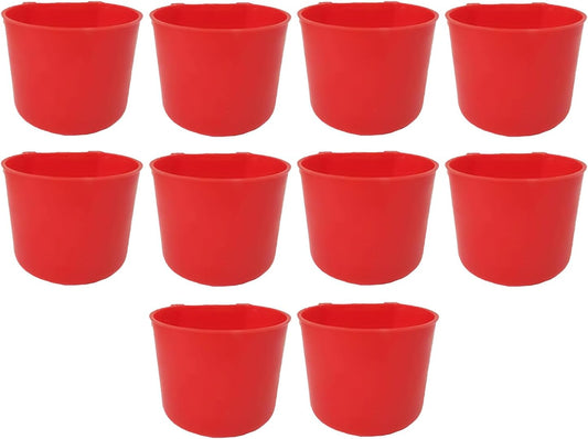 Chicken Watering Can Cups, Water Cups for Chickens - Feeding Bowl - Multifunctional 8oz Antim-Tip Water 8oz Feeding Cup for Outdoor Farm