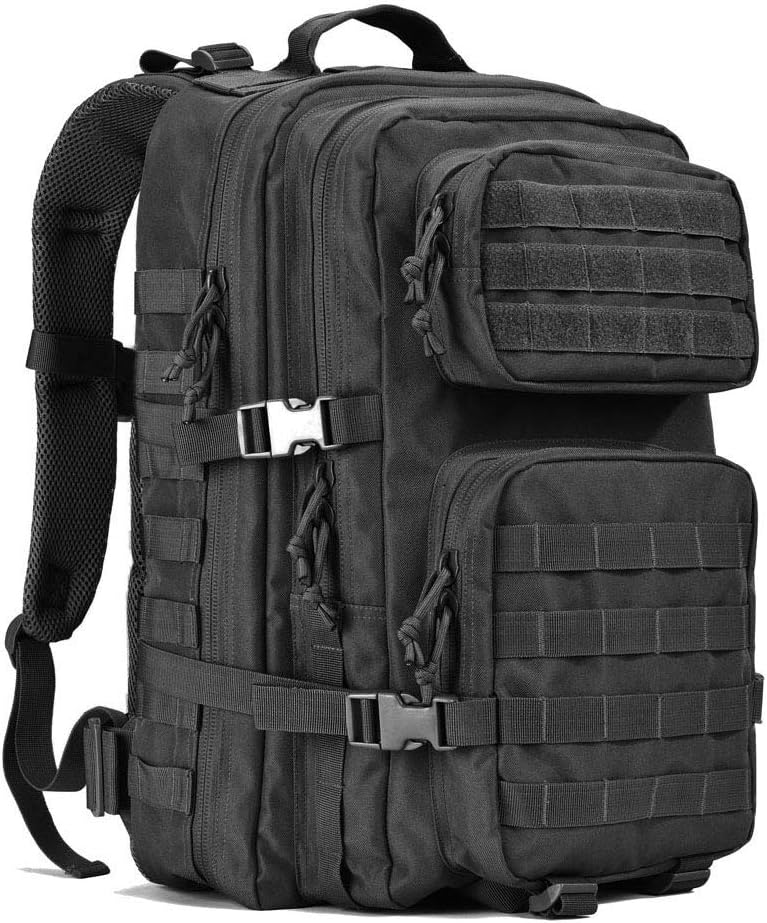 REEBOW GEAR Military Tactical Backpack Large Army 3 Day Assault Pack Molle Bag Backpacks Rucksacks for Outdoor Hiking Camping Trekking Hunting
