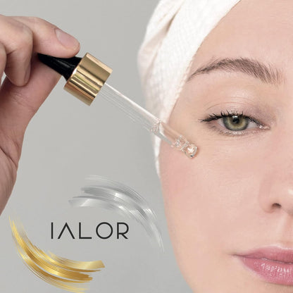 SEB - Hyalor Serum – 100 ml in Airless Bottle, Anti-Age, Natural, Hyaluronic Acid, Silver Gold and Colloidal Copper, Coenzyme Q10 and Organic Silicon