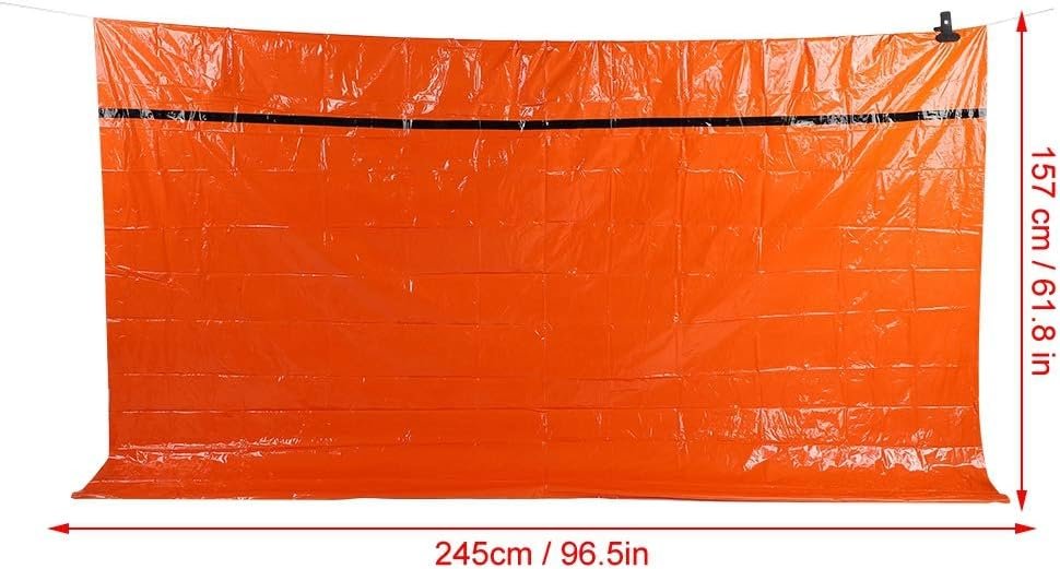 Emergency Survival Sleeping BagSleeping Bag Camping Travel Tent, FirstAid Orange Color ColdProof Tent, Portable Survival Gear Emergency Blanket, Camping Sleeping BagFirst Aid Kits