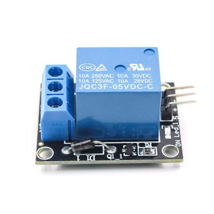 DAOKI 5 Pcs KY-019 5V 1 Channel Relay Module Board Shield for PIC AVR DSP ARM Arduino with Dupont Cable, 24AWG Wire