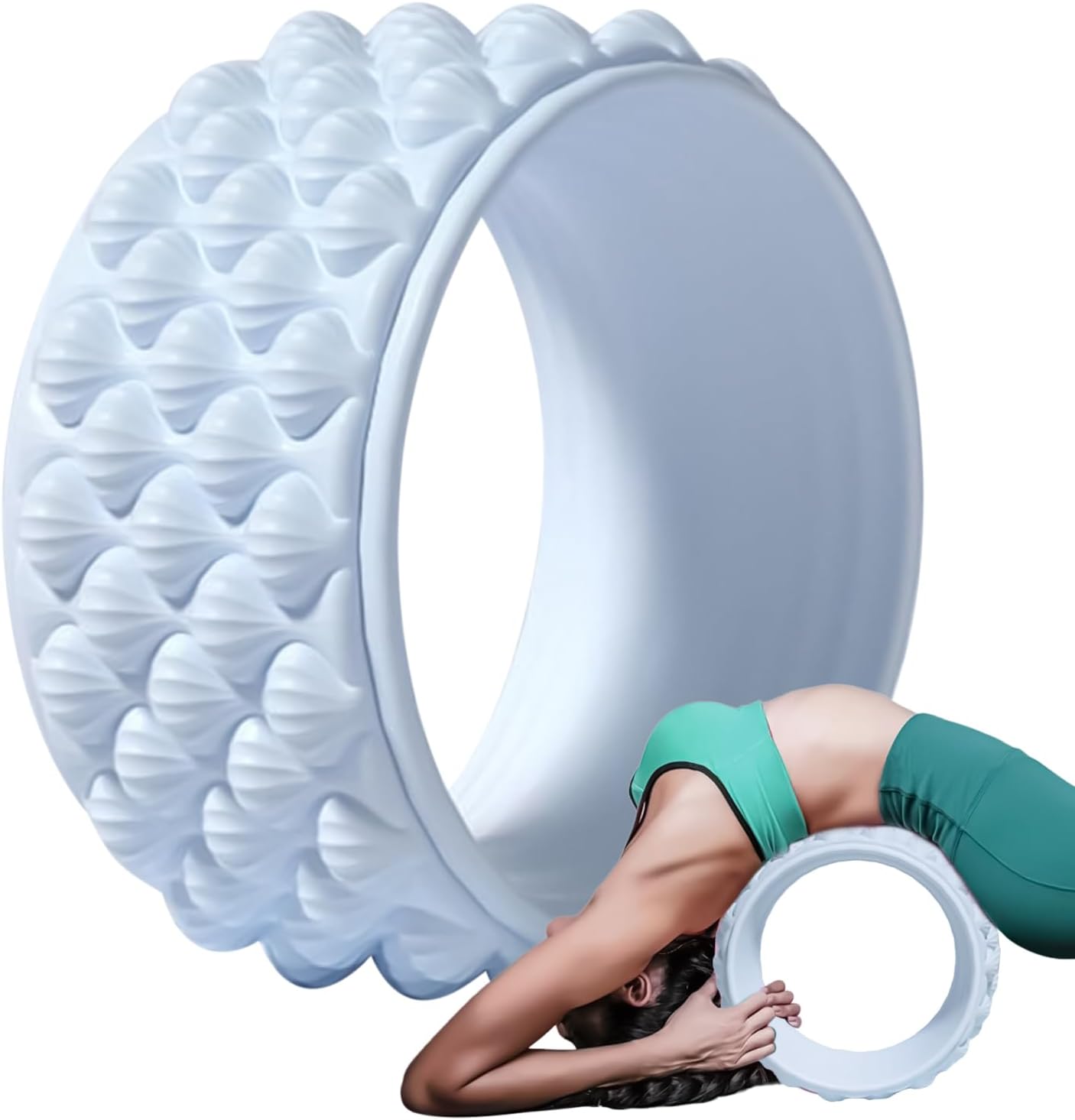 Rulli per massaggio muscolare, recupero della ruota da yoga, strumento di stretching dei tessuti profondi, ruote per fitness, attrezzi multifunzionali, sollievo efficace per allenamento, allenamento