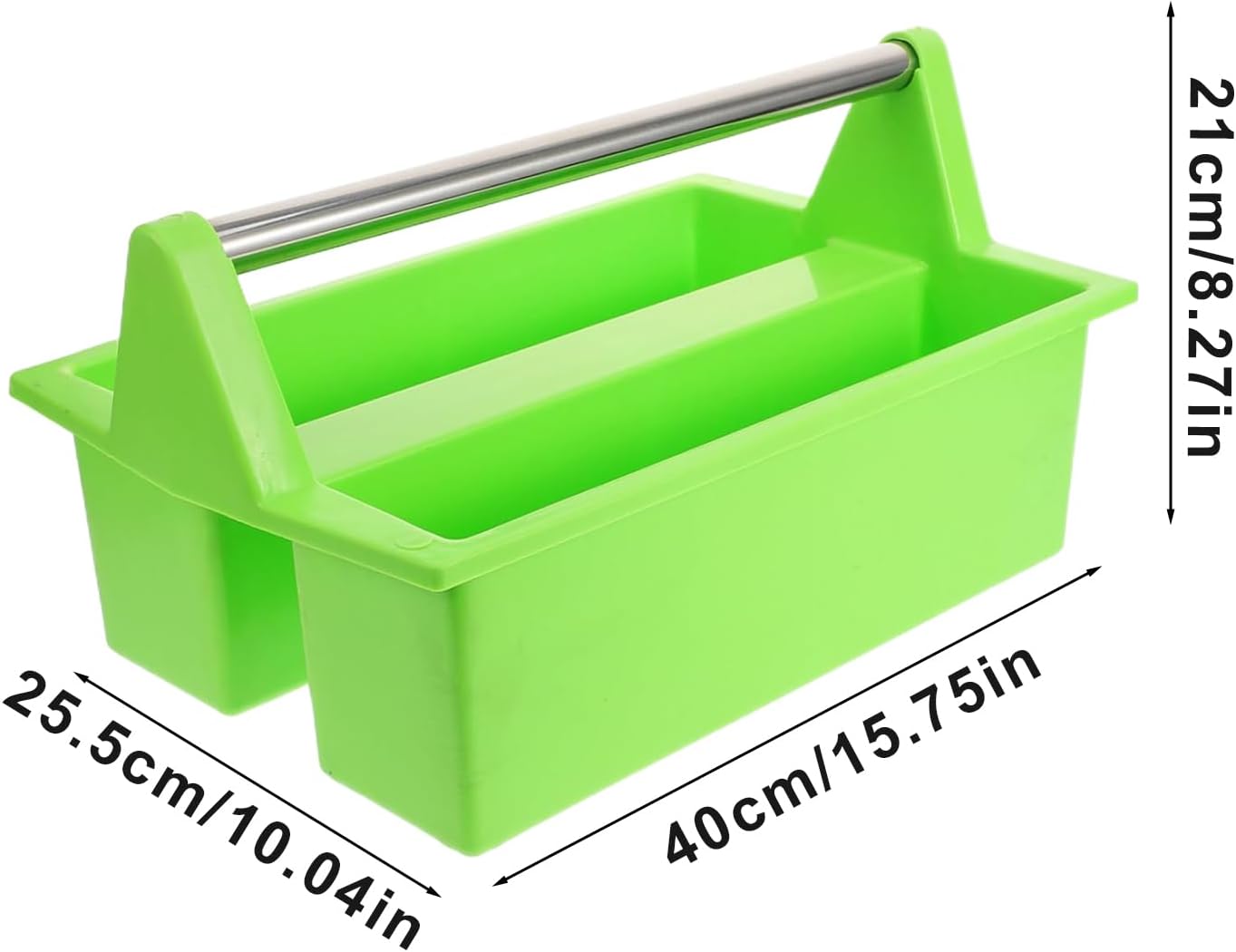 Cleaning Basket With Handle, Household Supplies Organizer, 15.75x10.04x8.27 Inches Large Capacity Lightweight Tool Box, Cleaning Device Carrier, Storage Bin For Dorm, Women, Men