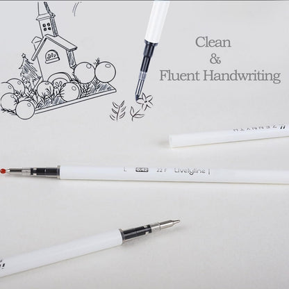 5 PCS Quick Dry Ink Pens, Pens Fine Point Smooth Writing Journal Pens, Aesthetic Retractable 0.5mm Black Ink, Cute Pen for Writing Note Taking Journaling, School Office Supplies Gifts (Retro)