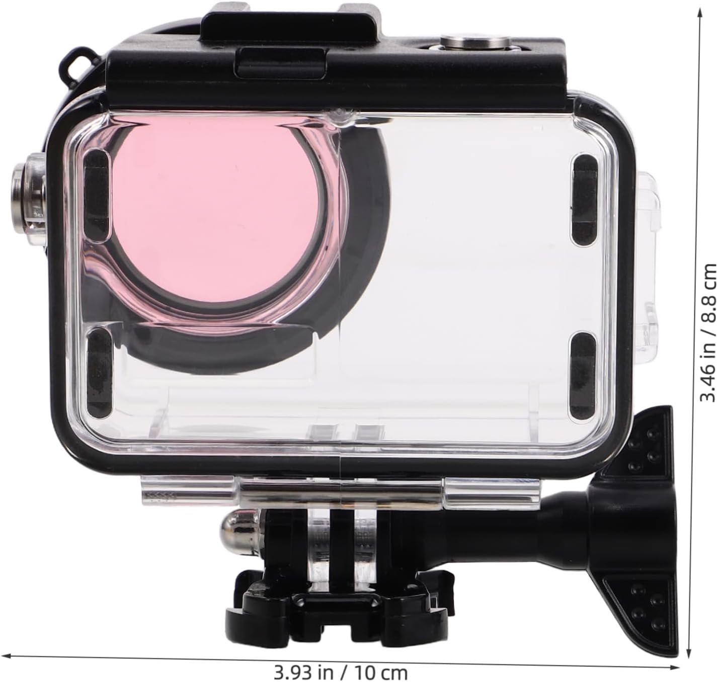 COHEALI Transparent Camera Case with Dual Cold Shoe Mounts Durable Protection for Digital