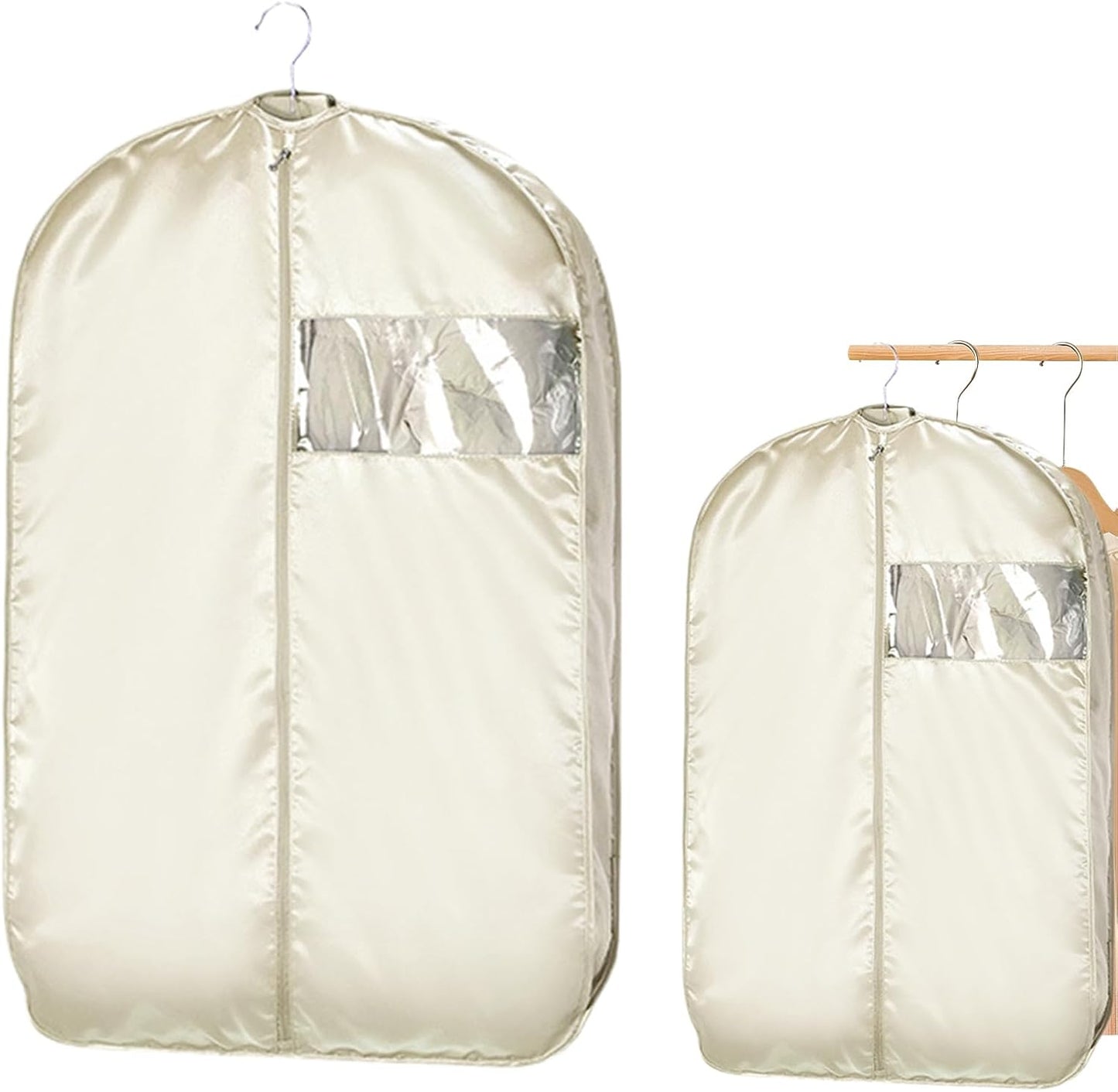 Garment Storage Bag, Long Dress Protector, 22,83 x 35,43 in Dustproof Organizer, Space Saving Design, autentica protezione per il movimento, Airplane Packing, Laundry Closet, Storage