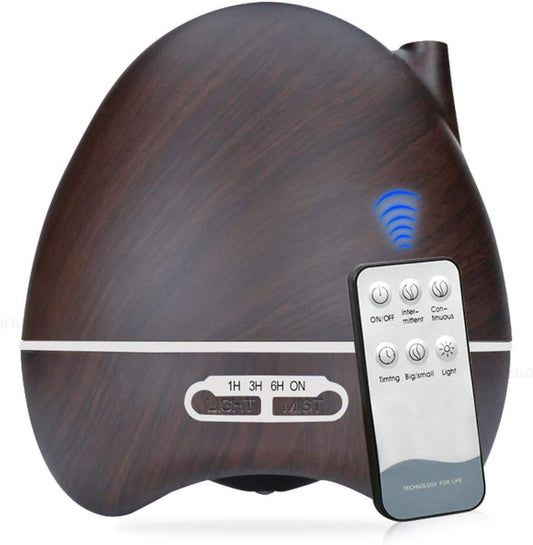 300Ml Remote Control Electric Air Purifier Humidifier Aromatherapy Essential Oil Diffuser with 7 Colors Led K-H59Byk